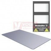 CC-M 58/35 ST MetalliCard, značení přístrojů, štítek nerezová ocel 1.4301 stříbrný bez otvorů, v58mm x š34,8mm (1415730000)