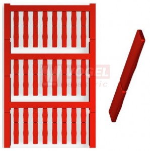 §TM-I 12/18 MC NE RT štítek červený vkládací bez potisku, značení vodičů, š/v 4x30mm, Polyamid 66 (1421170000)