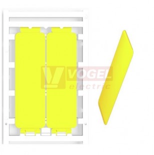 CC 85/27 K MC NE GE MultiCard, značení přístrojů ClipCard, štítek 27x85mm, žlutý, samolepící, materiál Polyamide 66 (1526120000)
