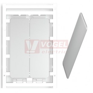 CC 85/27 K MC NE GR MultiCard, značení přístrojů ClipCard, štítek 27x85mm, šedý, samolepící, materiál Polyamide 66 (1526130000)