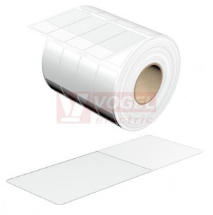 THM WO VIN 24,5/62 WS štítek samolepící pro označení vodičů a kabelů, bílý, š/v 62x24,5mm, popis.pole 25x24,5mm, průřez vodiče 0,75-95mm2, vinylová folie (1391410000)