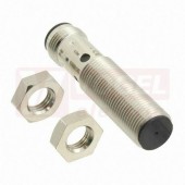 E2B-M12KS04-M1-B1 snímač indukční, M12, mosaz, Sn=4mm, stíněný, PNP/NO, konektor M12/3pin, délka těla 31/51mm