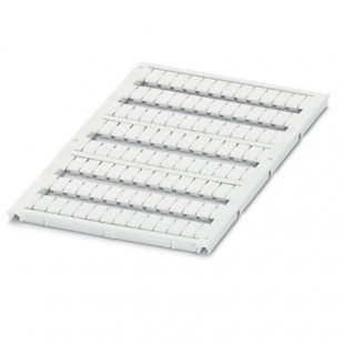 UC1-TM 5 štítek popisovací 4,55x9,7mm, bílý, pro řadové svorky š=5mm Weidm., 96 štítku na 1 kartě (0821784)