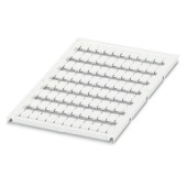 UC1-TM 6 štítek popisovací 5,55x9,7mm, bílý, pro řadové svorky š=6mm Weidm., 80 štítku na 1 kartě (0821247)