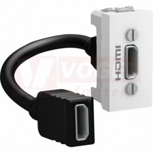 MGU343018 Unica - HDMI konektor (předzapojený), Polar