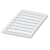 UC1-TMF5 (4,45 x 5,2)  štítek popisovací 4,45 x 5,20mm, na svorky Weidm. š=5mm, bílý, zaskakovací, 96 štítku na 1 kartě (0821425)
