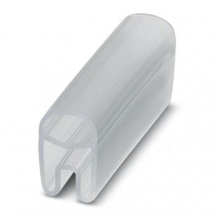 PATG 1/18 Nosiče označení vodiče, transparentní, pro štítek 4x18mm, průměr vodiče 1,2-2,5mm (cca 0,5-1,0mm2), materiál PVC V0 (0820510)