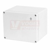 Krabice SolidBOX 68090 IP65, povrchová/plné víko, v170xš135xh147mm, hladké boky, kovové šrouby, barva šedá, IK07