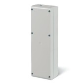 Rozvodnice zásuvková  0M IP66 (řada BLOCK 3) nástěnná,  plný kryt, rozměr švh 136x440x85mm (Scame 632.3511-000)