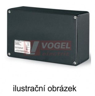 Krabice ZENITH EX 75x80x55mm, IP66, prázdná, Atex code II 2GD, černá (644.0100)