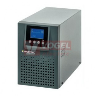 ITYS 1000VA/800W 230V 50Hz ON-LINE s dvojitou konverzí (VFI), LCD,  USB, RS232, Tower