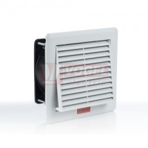 PTF1500 Ventilátor s filtrem, 100m3/h, 230V 50/60Hz, IP54, do otvoru 125x125mm, vnější 160x160mm, přívodní kabel