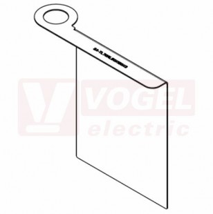 SA-TL70RL50X150X3 TL70  popisovací panel  pro 3 segmenty (3094686)