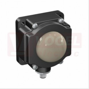 K80LGRXPQ EZ light K80F, světelná signalizace, barva ZE, RU 18-30V DC, tělo žluté, plochá montáž, zapojení PNP, rozměr d107,6xv80,9xš66,7mm, připojení M12/5pin, IP67 (3079465)