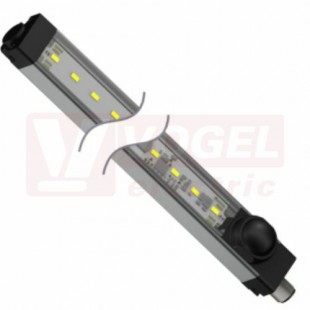 WLS28-2XW145DXMQ osvětlení pracovní plochy 12-30V DC, barva světla bílá, 300lumen, 6500K, PIR čidlo, difuzor polykarbonát rozptýlený, konektor M12/4pin, tělo hliník, rozměr 216x28x35,9mm, IP50 (3096455)