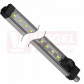 WLS28-2XW145DXMQ osvětlení pracovní plochy 12-30V DC, barva světla bílá, 300lumen, 6500K, PIR čidlo, difuzor polykarbonát rozptýlený, konektor M12/4pin, tělo hliník, rozměr 216x28x35,9mm, IP50 (3096455)