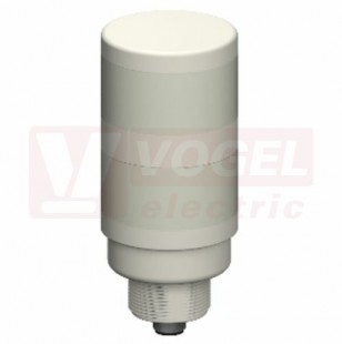 TL50YGCQ světelný sloup TL50H, barva ŽL, ZE, vyšší intenzita světla, 18-30V DC, 24V AC, šedé tělo, mont.závit M30x1,5mm, rozměr pr.50xv129,2mm, IP67, připojení M12/4pin (3026724)