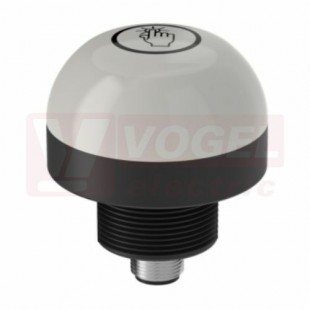 K50APTGXDQ EZ light K50 touch, 12-30VDC, dotekový kapacitní sensor, LED zelená, PNP/NO, konektor M12/4pin, montážní závit M30x1,5, rozměr 50x66mm, IP67 (3024981)
