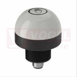 K50APT2GREQ EZ-light K50, světelná signalizace s dotyk.senzorem, barvy ZE trvale svítí, RU (aktivní výstup) 12-30V DC, zapojení PNP, rozměr pr.50xv66mm, mon.závit M30x1,5mm, připojení M12/5pin, IP67/69 (3096696)