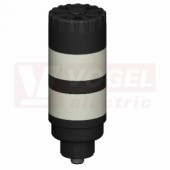 TL50RGAQ světelný sloup TL50, barva RU, ZE + akus. signalizace, 18-30V DC, 24V AC, mont.závit M30x1,5mm, rozměr pr.50xv160,1mm, IP67, připojení M12/4pin (3010608)