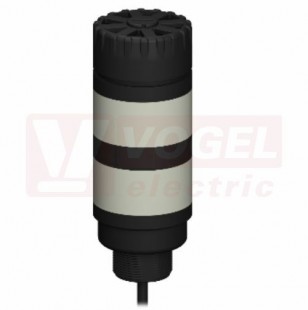 TL50RYA světelný sloup TL50H, barva RU, ŽL + akus.signalizace, vyšší intenzita světla, 18-30V DC, 24V AC, mont.závit M30x1,5mm, rozměr pr.50xv151,7mm, IP50, připojení kabelem 2m (3014878)