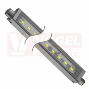 WLS28-2CUV395-285XQ LED UV osvětlení pracovní plochy12-30V DC, barva UV395, kaskádovatelná, konektor M12/4pin, difuzor polykarbonát čirý, rozměr 335x28x20,9mm, IP50 (3096255)