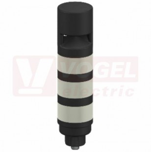 TL50BGRAOSQ světelný sloup TL50, barva MO,ZE,RU + alarm 99dB, 18-30V DC, 24V AC, mont.závit M30x1,5mm, rozměr pr.50xv238mm, IP67, připojení M12/5pin (3086745)