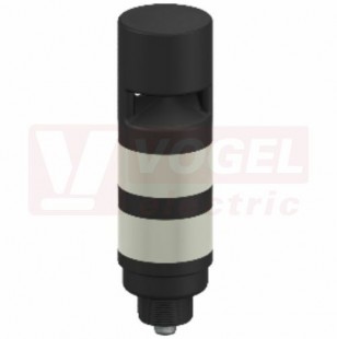 TL50HGRAOSIQ světelný sloup TL50H, barva ZE, RU + alarm nastavení intenzity, vyšší inten.světla, 18-30V DC, 24V AC, mont.závit M30x1,5mm, rozměr pr.50xv197,3mm, IP67, připojení M12/4pin (3095011)