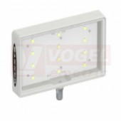 WLAW105X180EQ osvětlení pracovní plochy WLA Area, 12-30V DC, barva bílá, 550lumen, 6500K, difuzor polyurethan zapouzdřený, konektor M1/ 4pin, tělo šedé, rozměr 	129,9x180,1x25,8mm, IP67/69 (3051233)