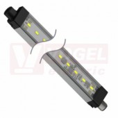 WLS28-2CW285DXPWMQ osvětlení pracovní plochy 12-30V DC, barva bílá kaskádovatelná, 600lumen, 6500K, stmívatelná, difuzor polykarbonát rozptýlený, konektor M12/4 pin, tělo hliník, rozměr 335x28x20,9mm, Ip50 (3093749)