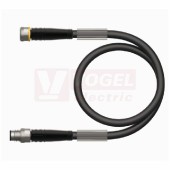 PKG3M-0,6-PSG3M/TEL konektor M8/3-pin/vidl/přímý - kabel ČE PVC 3x0,34mm2 L=0,6m - konektor M8/3-pin/zás/přímý (6625301)