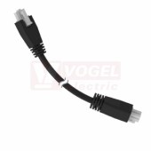 LQMAEC-306SS kabel oboustranný pro WLB, 3pin zásuvka přímá + 4 pin zásuvka přímá 1,80m (3085580)