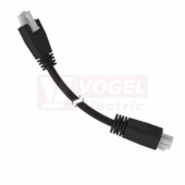 LQMAEC-303SS kabel oboustranný pro WLB, 3pin zásuvka přímá + 4 pin zásuvka přímá 0,90m (3085579)