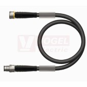 PKG3M-3-PSG3M/TXL konektor M8/3-pin/vidl/přímý - kabel ČE PUR do vlečného řetězu 3x0,34mm2 L=3m - konektor M8/3-pin/zás/přímý (6627137)