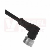 MQDC-306RA kabel připojovací 3pin, zásuvka 1/2" úhlová, 1.8 m, PVC (3047105)
