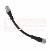 MQDEC-401SS kabel propojovací PVC, zásuvka M12 přímá 4pin, 0,3 m (3015103)