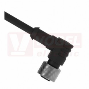 MQDC-430-RA-PUR kabel připojovací PUR, zásuvka M12 úhlová 4pin, 9.1 m (3081283)