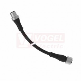 MQDEC-450SS kabel propojovací PVC, zásuvka M12 přímá 4pin, 15,2 m (3076602)
