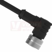 MQDC-350RA kabel připojovací 3pin, zásuvka 1/2" úhlová, PVC (3056539)