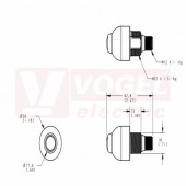 K30LGRXPPB2Q EZ-light K30L, světelná signalizace s tlačítkem, barvy ZE, RU, 10-30V DC, zapojení PNP, rozměr pr.30xv62,8mm, mont.závit M22x1,5mm, připojení M12/5pin, IP67 (3025447)