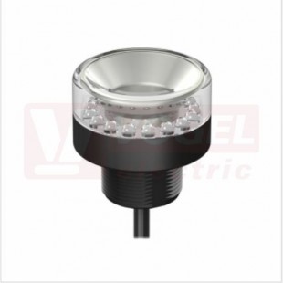 K50BLGA230 EZ-light K50 Beacon, světelná signalizace, barvy ZE - viditelné na denním světle, rotující, 100-250V AC, zapojení PNP, rozměr pr.50xv49mm, mon.závit M30x1,5mm, připojení kabelem 2m, IP67/69 (3030149)