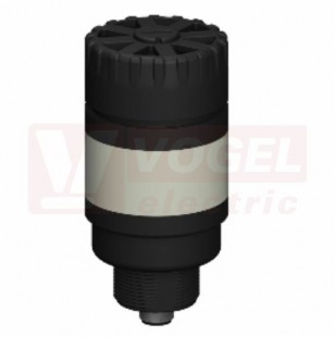 TL50YAQ světelný sloup TL50, barva ŽL + akus.signalizace, 18-30V DC, 24V AC, mont.závit M30x1,5mm, rozměr pr.50xv 119,4mm, IP50, připojení M12/4pin (3010255)