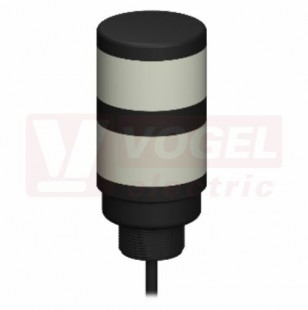 TL50HYG světelný sloup TL50H, barva ŽL, ZE, vyšší inten.světla, 18-30V DC, 24V AC, mont.závit M30x1,5mm, rozměr pr.50xv120,8mm, IP67, připojení kabelem 2m (3092170)