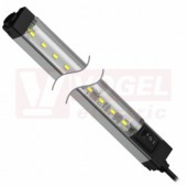 WLS28-2XW430DX osvětlení pracovní plochy 12-30V DC, barva bílá, 900lumen, 6500K, difuzor, kabel 2m, tělo hliník, rozměr 465,5x28x20,9mm, IP50 (3087956)