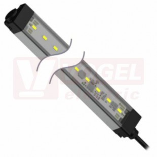 WLS28-2XWR-285DX osvětlení pracovní plochy dvoubarevné 12-30V DC, barva bílá 100%, červená 100%, kabel 2m, difuzor polykarbonát rozptýlený, tělo hliník, rozměr 324,5x28x20,9mm, IP50 (3094013)