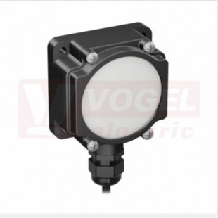 K80L4GRYB1PQP EZ light K80F, světelná signalizace, barva ZE, RU, ŽL MO 18-30V DC, plochá montáž, zapojení PNP, rozměr d93,1xv80,9xš41,7mm, připojení pigtail (kabel PVC 150mm + konektor M12) IP67 (3077884)