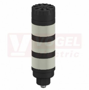 TL50WYRAQ světelný sloup TL50, barva BÍ, ŽL, RU + akus. signalizace, 18-30V DC, 24V AC, mont.závit M30x1,5mm, rozměr pr.50xv200,8mm, IP50, připojení M12/5pin (3010621)