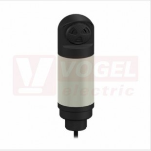 CL50GRYALS3P světelný sloup CL50-Column Light, barva ZE, RU, ŽL + akus.signalizace, 18-30V DC, mont.závit M30x1,5mm, vstup PNP, rozměr pr.50xv168,2mm, IP67, připojení kabelem 2m (3042261)