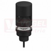 TL50BLY1AOSC světelný sloup TL50BL, barva ŽL rotující + alarm, extrem.intenzita světla, 12-30V DC, 24V AC, šedé tělo, mont.závit M30x1,5mm, rozměr pr.50xv133,3mm, IP67, připojení kabelem 2m (3094128)