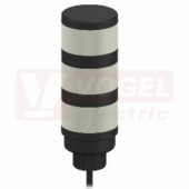 TL50HGYRQP světelný sloup TL50H, barva ZE, ŽL, RU, vyšší intenzita světla, 18-30V DC, 24V AC, mont.závit M30x1,5mm, rozměr pr.50xv161,5mm, IP67, připojení pigtail (kabel 150mm + konektor M12)(3014607)